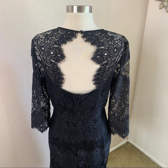 BB Dakota Lace Dress Black Size 10 - Picture 8 of 13